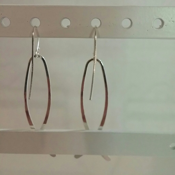 Sterling Silver Dangle Earrings - Picture 3 of 3